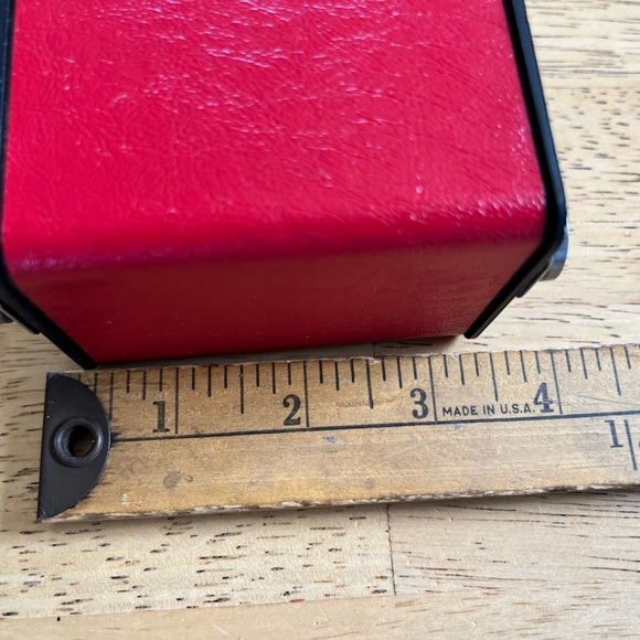 Vintage Lightolier Model 1073 “Automotive” Collapsible Lamp Red&Black Working! - Picture 8 of 10